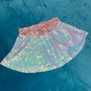 J. Valentine Sequin Glitter Skirt